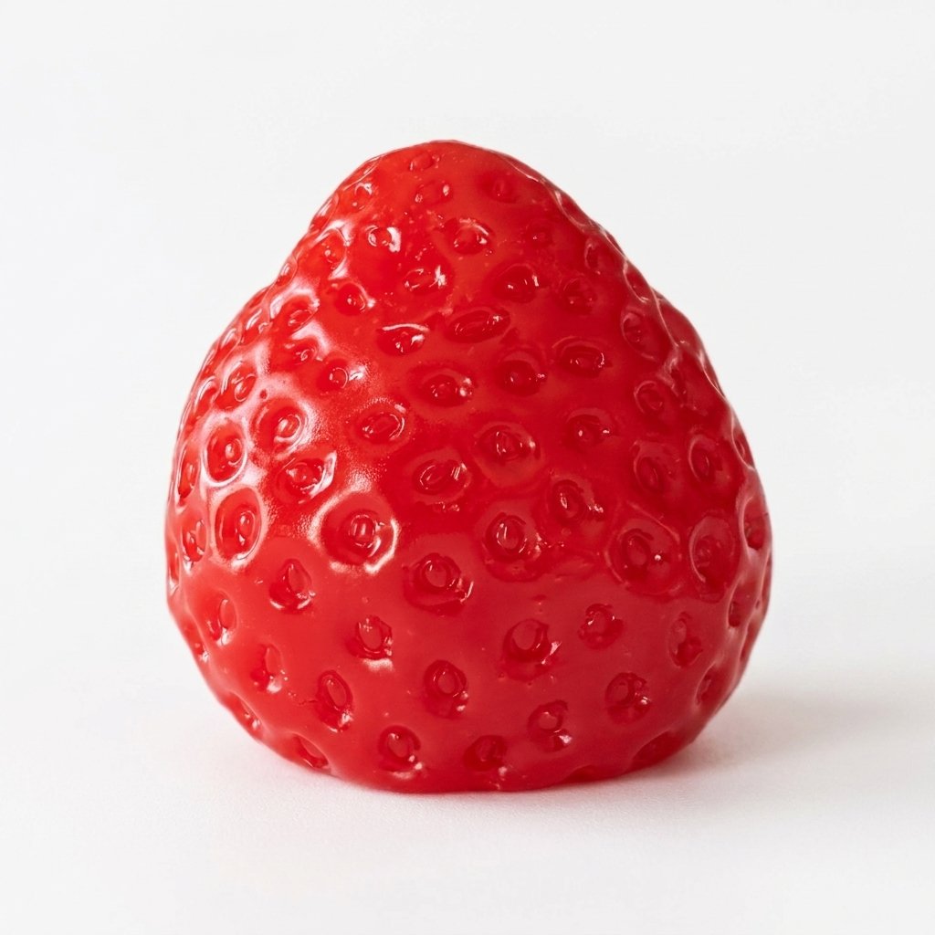 Strawberry Silicone Squishy close-up